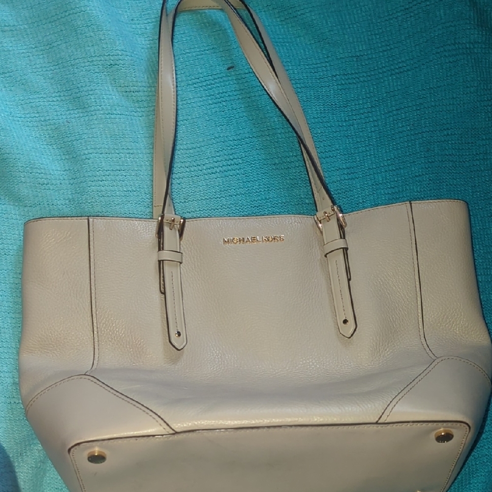 MICHAEL KORS Beige Leather Tote - Picture 3 of 16